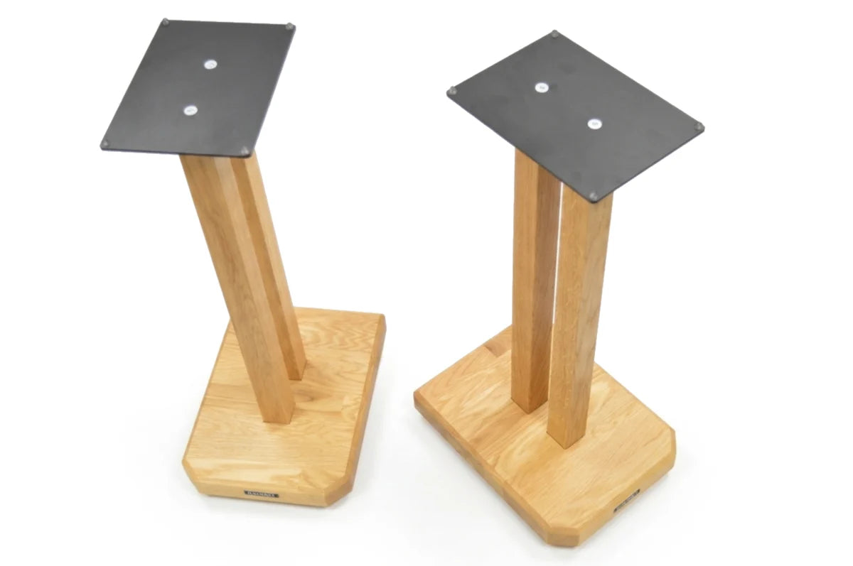 Apollo Duet 6 (600mm) Speaker Stands - Oak