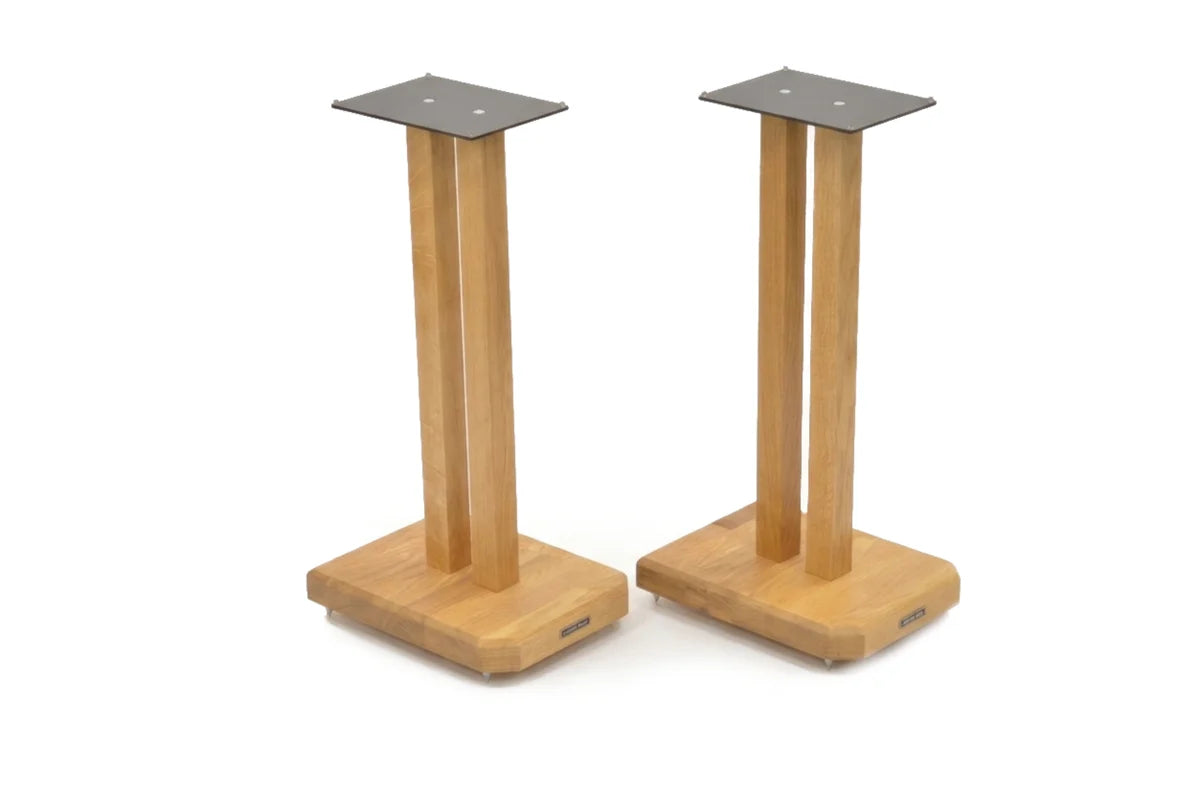 Apollo Duet 6 (600mm) Speaker Stands - Oak