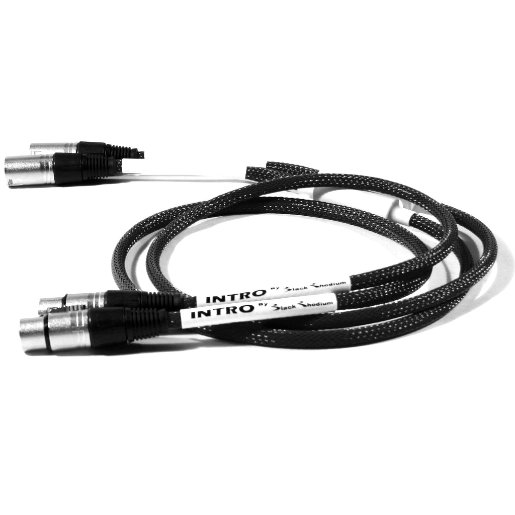 Black Rhodium INTRO XLR Interconnect Cables - 1m Pair
