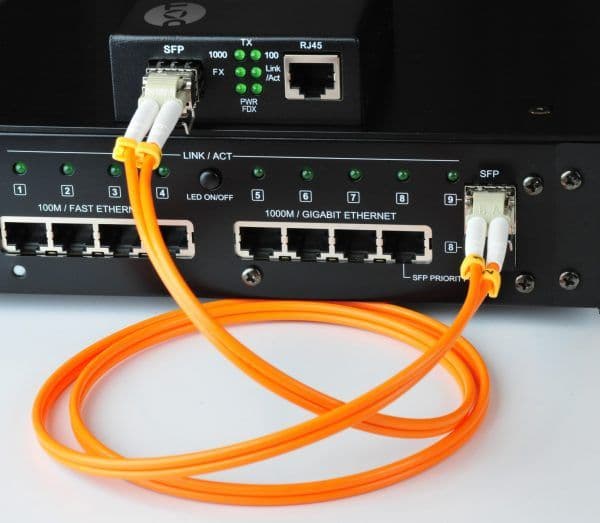 ADOT Fibre Optic Ethernet Cable  Single-Mode