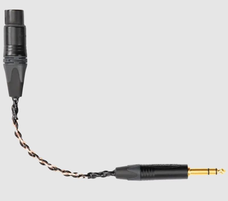 Audeze LCD Series Adapter 4-Pin Female to 6.35mm Male Stereo Adapter