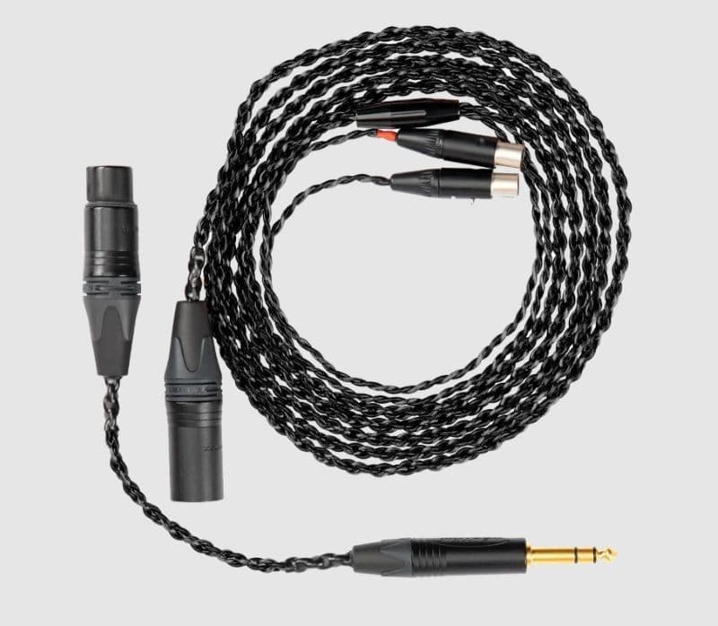 Audeze LCD Standard Combo Cable - Balanced XLR with 1/4" 6.3mm Single-ended Adapter
