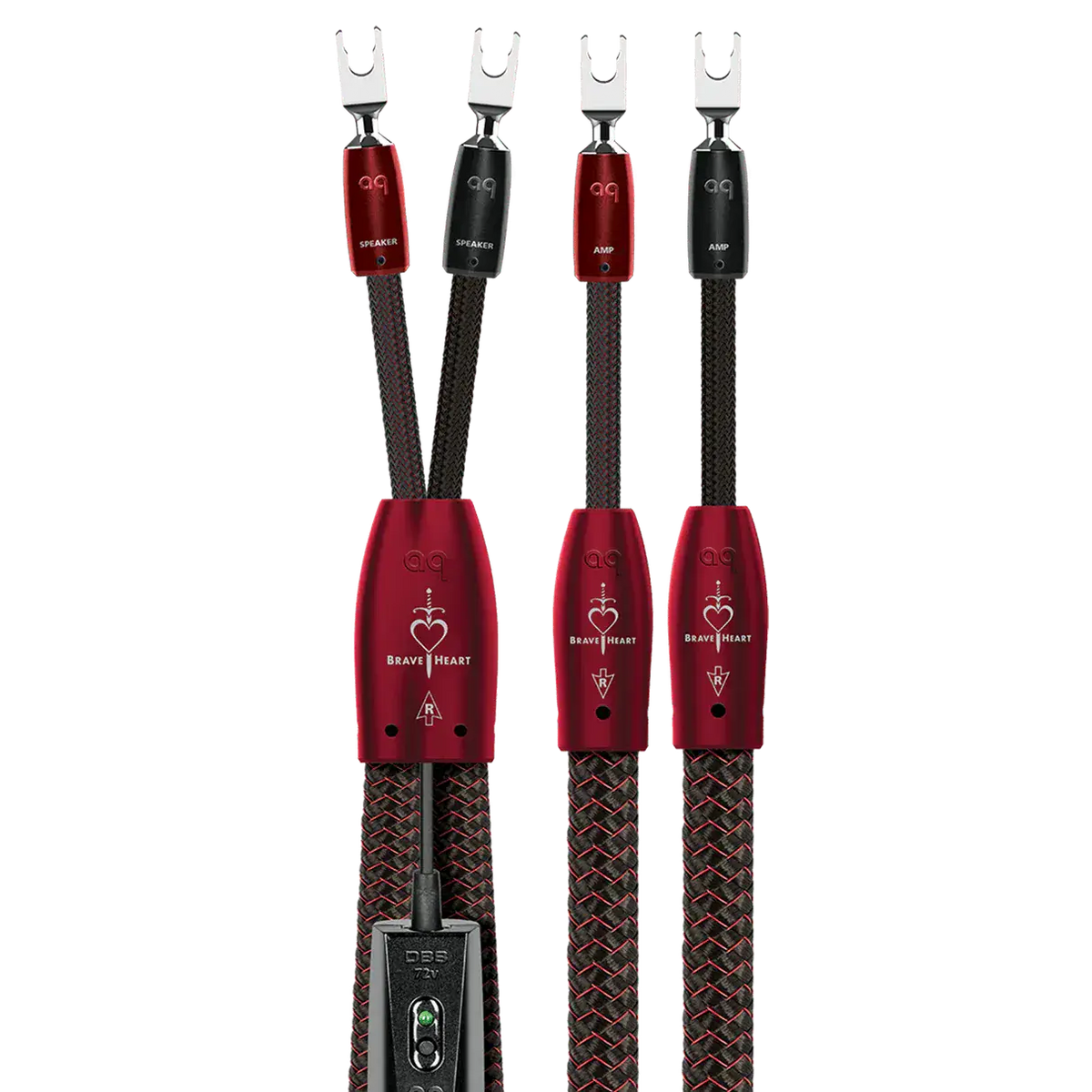 AudioQuest Brave Heart Full-Range ZERO-Tech Speaker Cable
