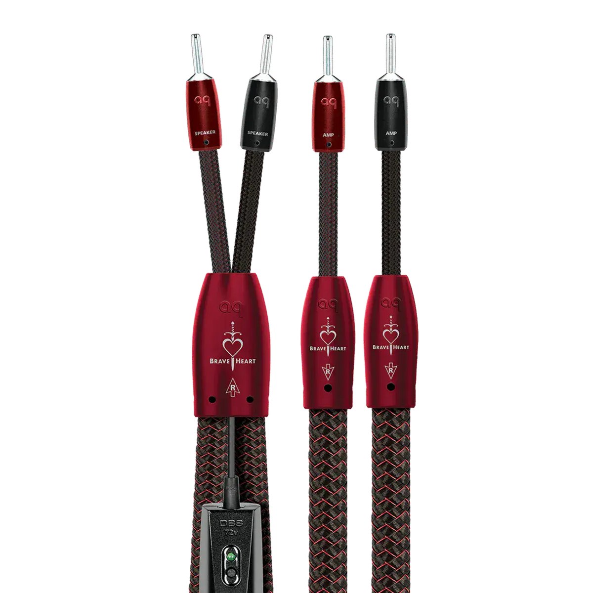 AudioQuest Brave Heart Full-Range ZERO-Tech Speaker Cable