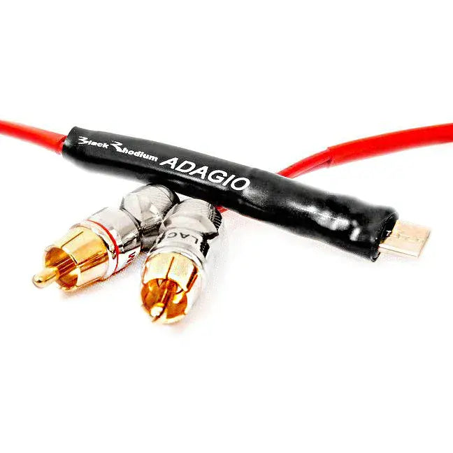 Black Rhodium ADAGIO USB-C to RCA Stereo Interconnect