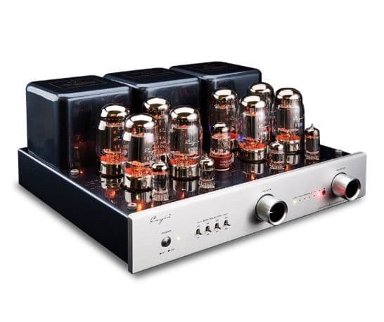 Cayin CS-100A KT88 Tube Amplifier - Type UK - Silver