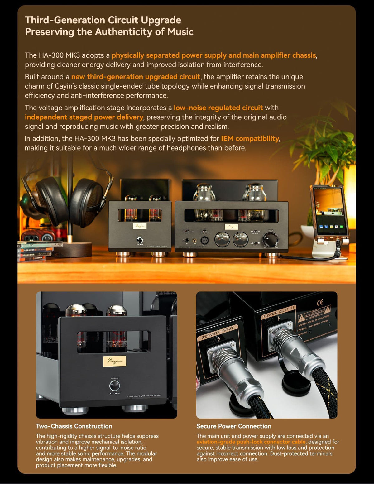Cayin HA-300 MK3 - Type UK