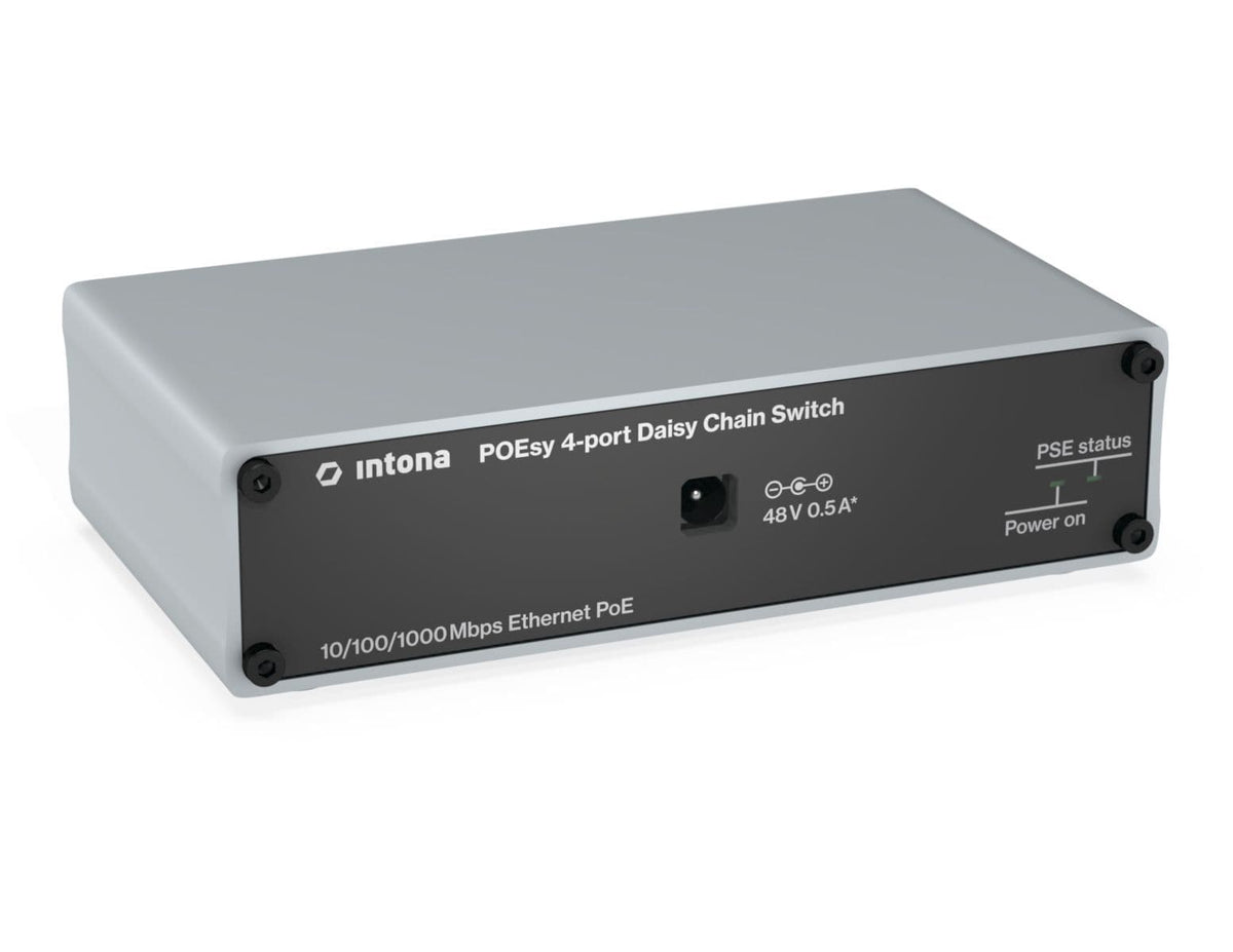 Intona POEsy 4-port Daisy Chain Ethernet Switch