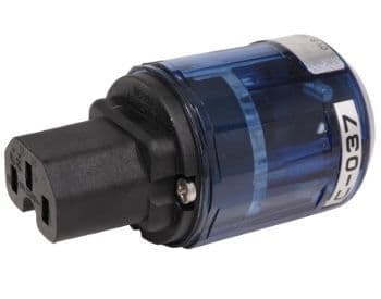 Oyaide 037 Rhodium/Silver Mains Connector