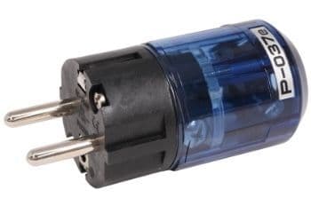 Oyaide 037 Rhodium/Silver Mains Connector