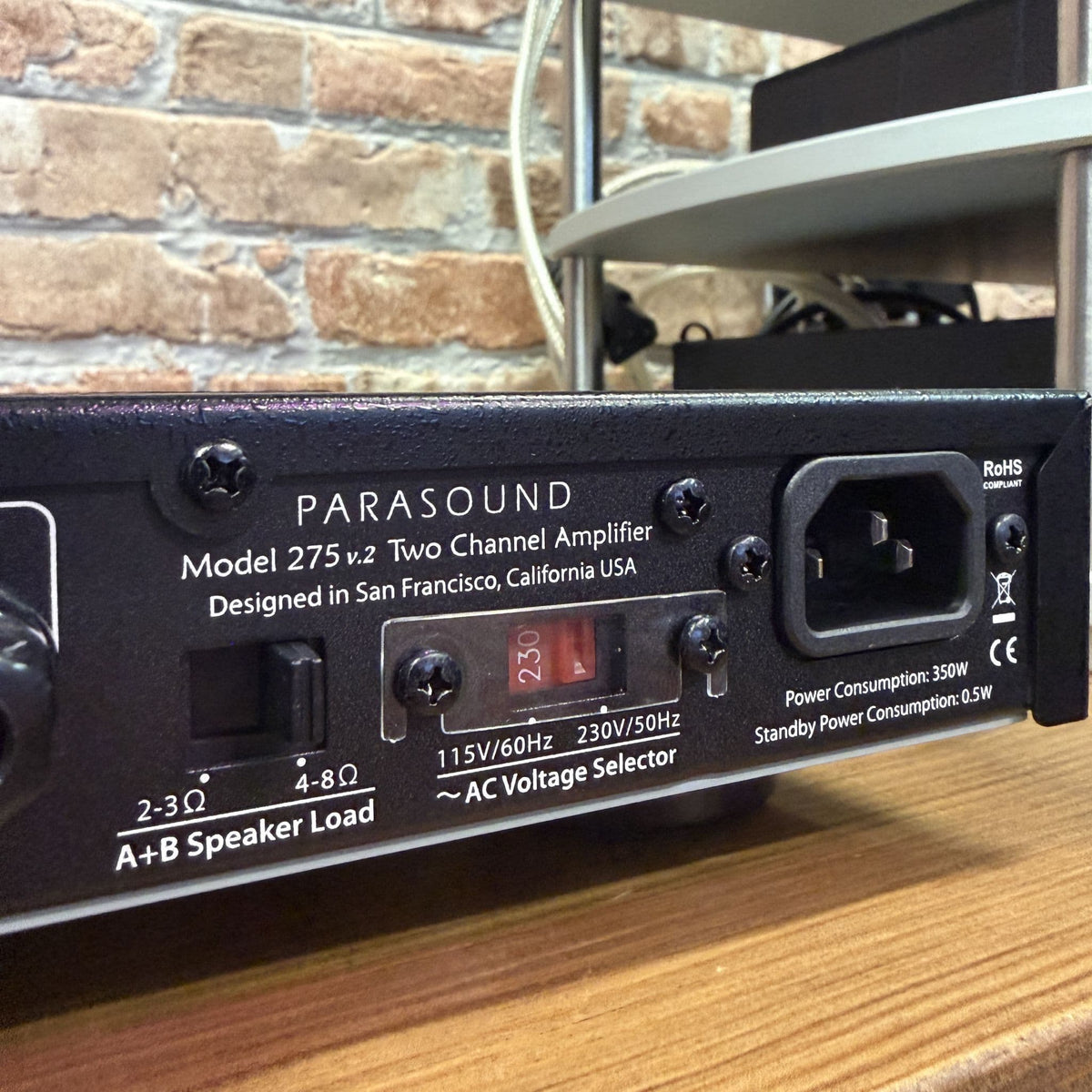 Parasound 275 v.2 Two Channel Power Amplifier
