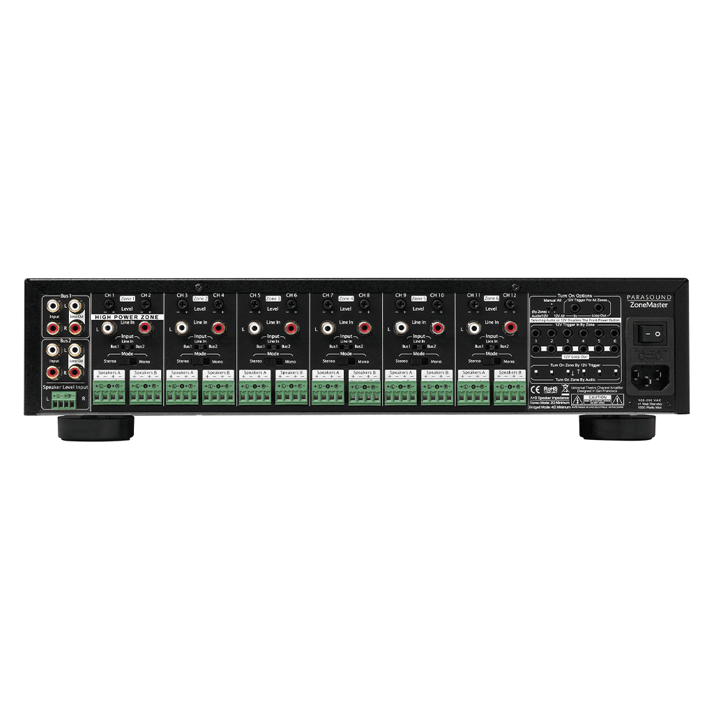 Parasound ZoneMaster 12 12.0 Channel Amplifier
