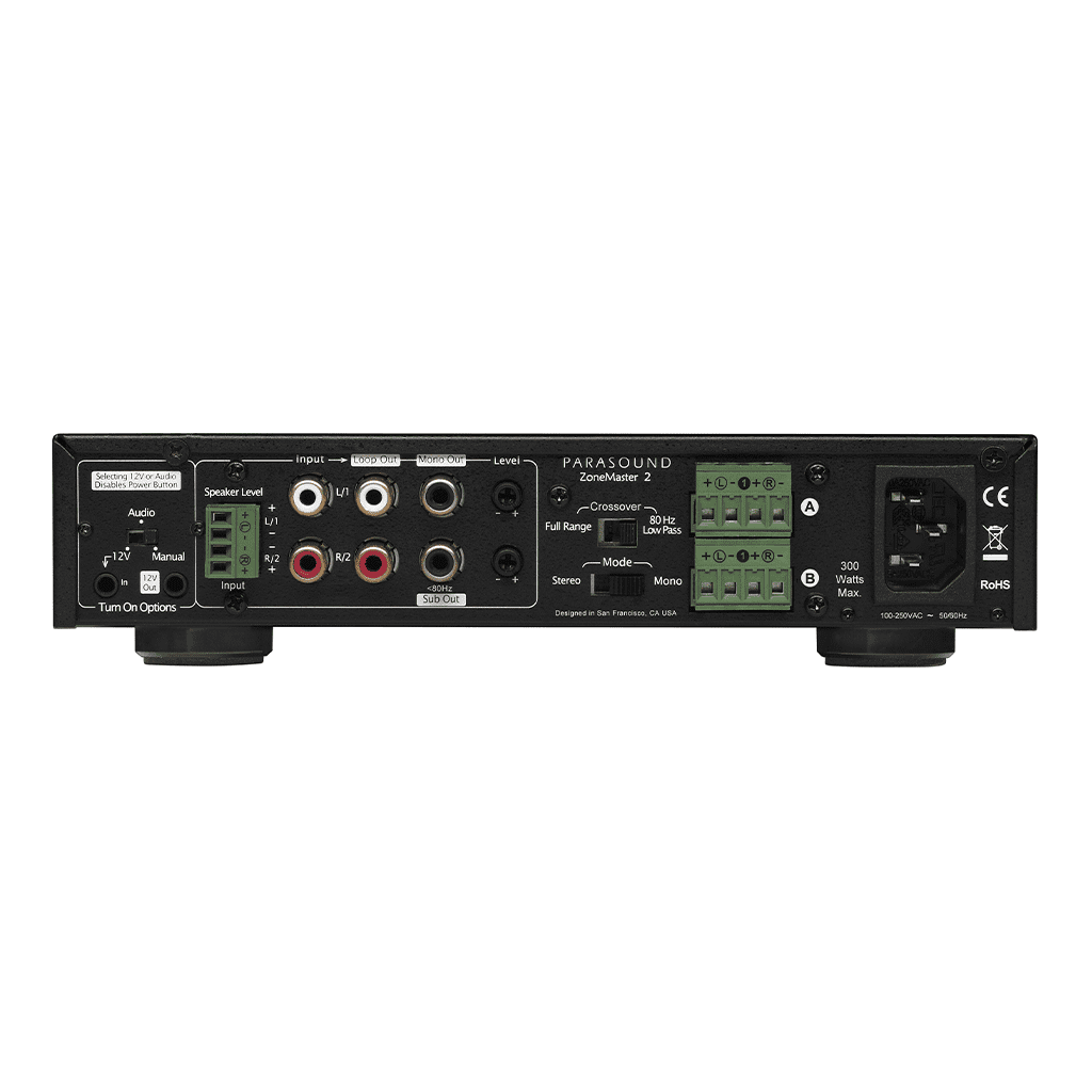 Parasound ZoneMaster 2 2.1 Channel Amplifier