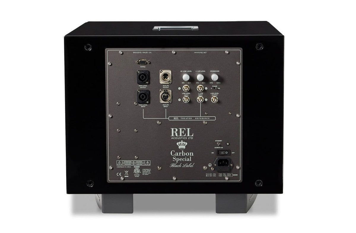 REL Acoustics Carbon Special Black Label Subwoofer