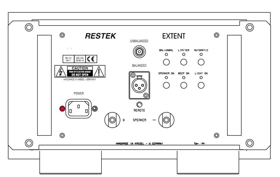 Restek Extent Mono Power Amplifier (each)
