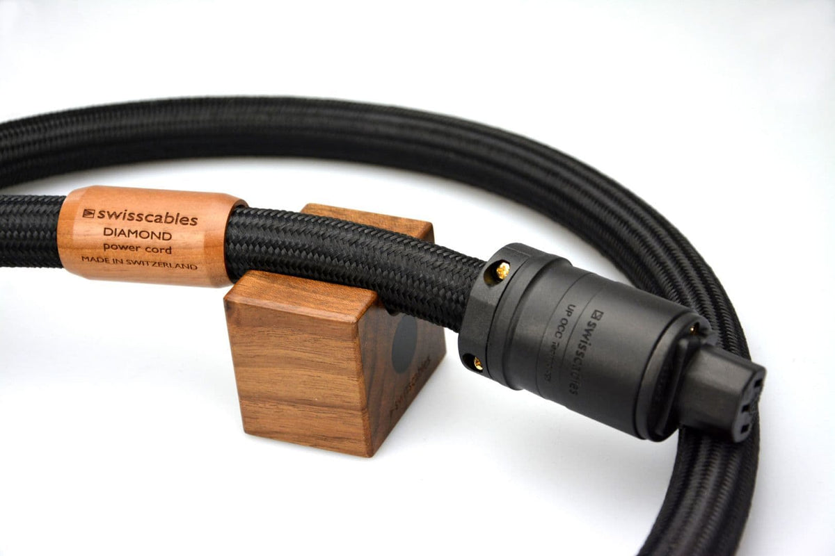 Swisscables Walnut-Ebony Cable Support (Pair)