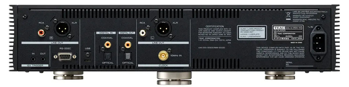 TEAC VRDS-701 CD Player with VRDS Mechanism