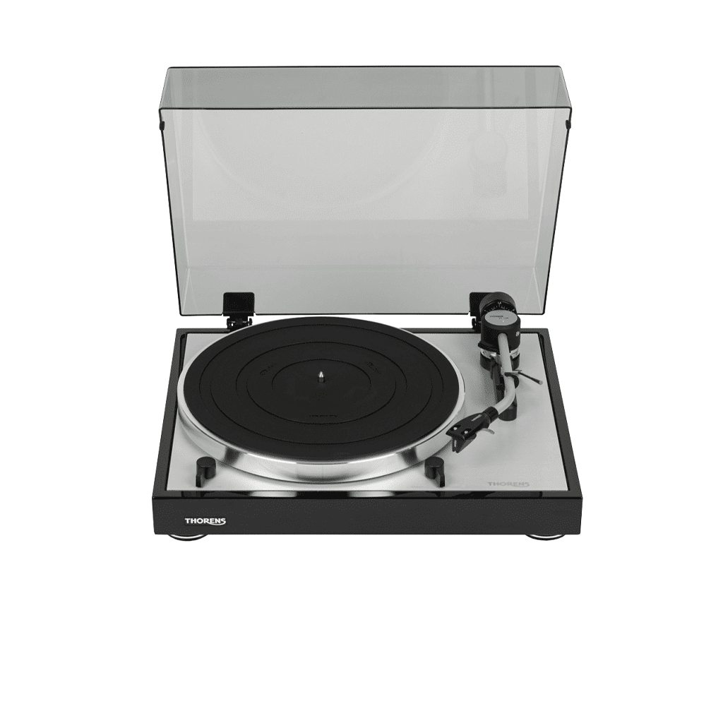 Thorens TD 403 DD Turntable + Project Optical Box E Phono + Toslink + Weight
