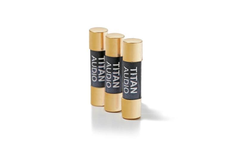 Titan Audio Gold Plated 13A UK Plug Audio Grade Fuses (Pack Of 3)