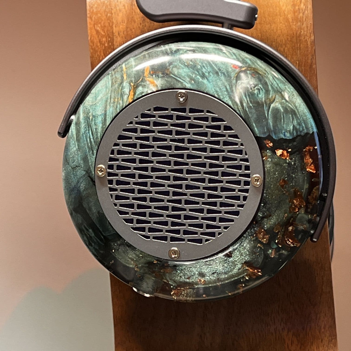 ZMF Aeolus Ltd - Stabilized Blue Resin Flake Open Back Headphones