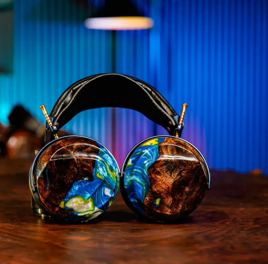 ZMF Atrium Closed Headphones - Stabilised Wood